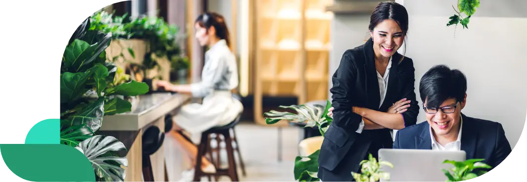 Hybrid work, hybrid energy: Smarter solutions for changing office spaces.